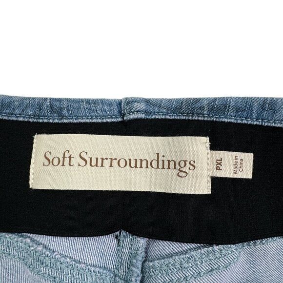 Soft Surroundings The Ultimate Leggings Slimming/Smoothing Jeans Women's SZ PXL - Picture 6 of 7